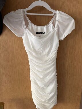 Katie J NYC White Dress Girls Size 10